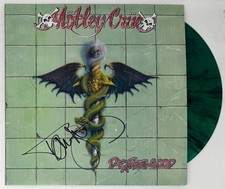 Tommy Lee Motley Crue Signed Autograph Dr. Feelgood Vinyl Record Album JSA COA