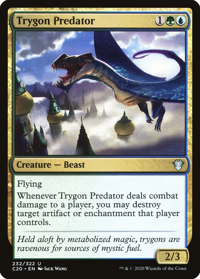 MTG Trygon Predator Commander 2020 #232 Uncommon Magic The Gathering