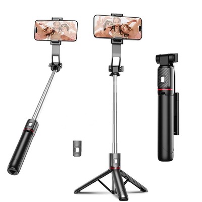 50'' Selfie Stick Tripod, Cell Phone Tripod with Integrated Wireless Remote, ...