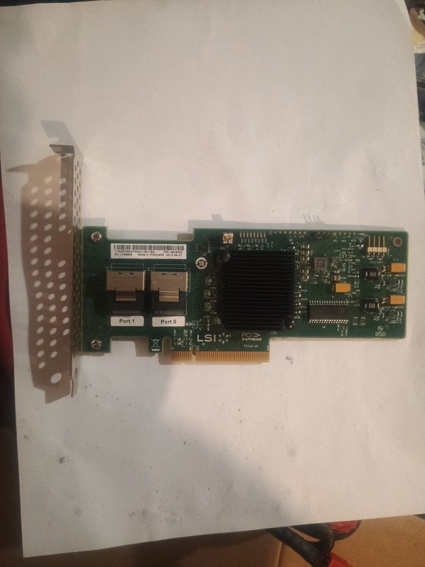 LSI SAS9220-8i H3-25097-03A SATA/SAS Raid Controller Card Pci E2 X8
