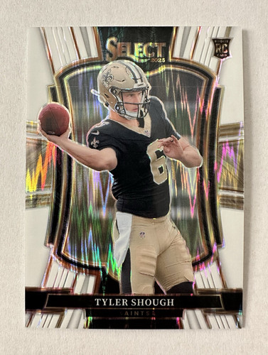 2025 Panini Select Tyler Shough #141 RC Premier Level White Shock Prizm /799