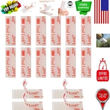 Water Resistant 16 Pcs EZ Pass Mounting Kit with Strong Reclosable Fasteners