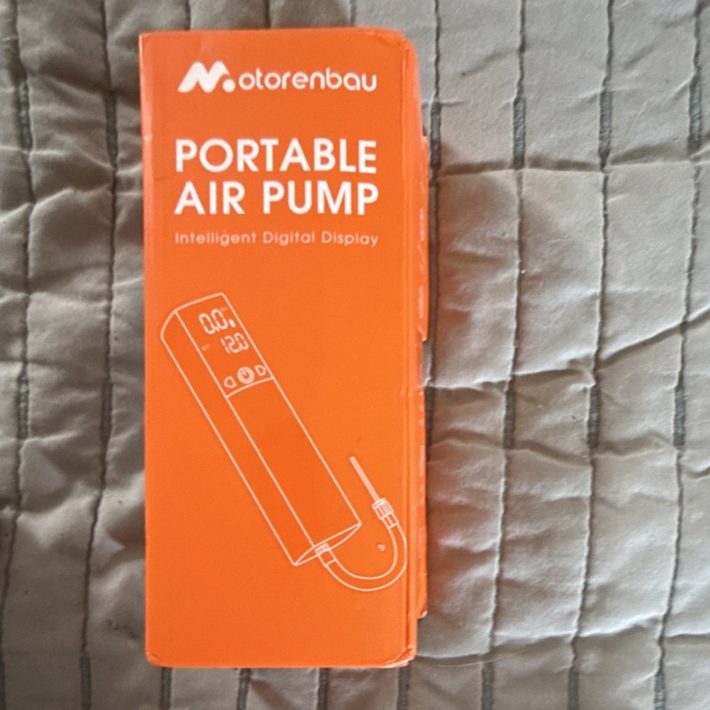 Motorenbau Digital Air Pump Presta/Schrader Orange P307-US-S