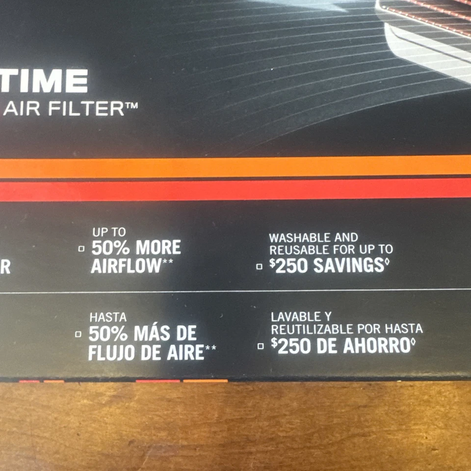 K&N 33-3051 высокопоточный воздухозаборный фильтр для 2017-2020 BMW 430i 440i и более - Изображение 4 из 4