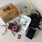 Canon PowerShot A3100 IS 12.1MP Digital Camera w/4x Zoom Red bundle works