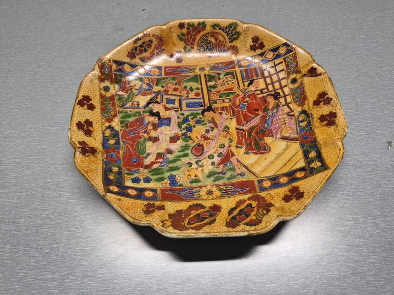 Antique Royal Satsuma -- porcelain plate