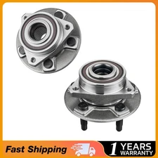 Pair Front Rear Wheel Hub Bearing Assembly for 2010-2014 Cadillac CTS 3.0L V6