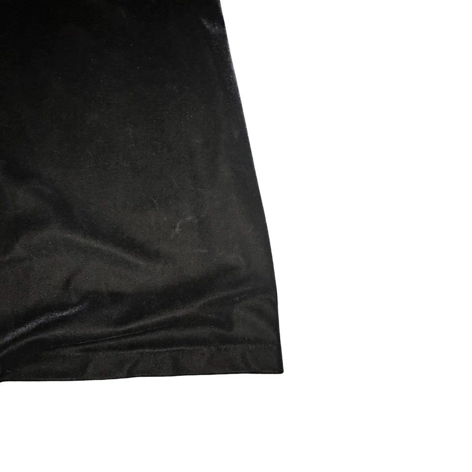 Long Sleeved Whimsigoth Vintage Maurices Black•Burgundy Velvet Mini Dress - Image 4 of 4