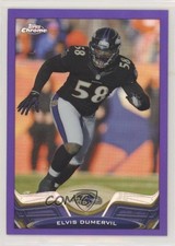 2013 Topps Chrome Retail Purple Refractor 465/499 Elvis Dumervil #182 n0c