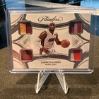 LEBRON JAMES 2024-25 FLAWLESS QUAD GAME WORN PATCH HEAT /25 Q0593