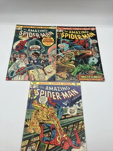 Amazing Spider-Man #131, 132 & 133 Lot X3 Sweet Solid Bronze Spidey Ships Fast