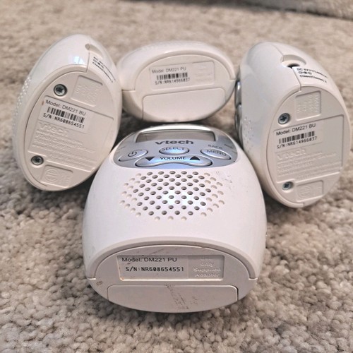 V-Tech Babyphone Eltern- & Babyeinheiten Modell DM221 DU/BU, 4 insgesamt ~ ohne Adapter - Bild 4 von 5