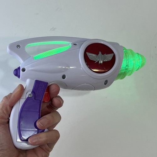 Disney Pixar Buzz Lightyear Space Ranger Blaster Gun – WORKS see video