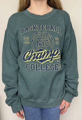 Urban Outfitters L/XL Sweatshirt Golden Hour 1973 NYC Basketball Champs NWT