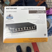 NETGEAR 8-Port Gigabit Ethernet Unmanaged Essentials Switch GS308 - E378