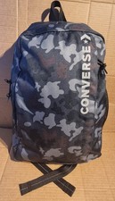 Zaino unisex Converse mimetico nero/grigio, palestra/scuola e borsa tutti i giorni - nuovo