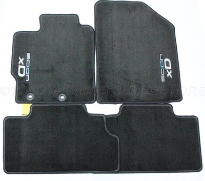 Scion xD 2013-2014 Anniversary Edition Black Carpet Floor Mat Set PT206-52133-20