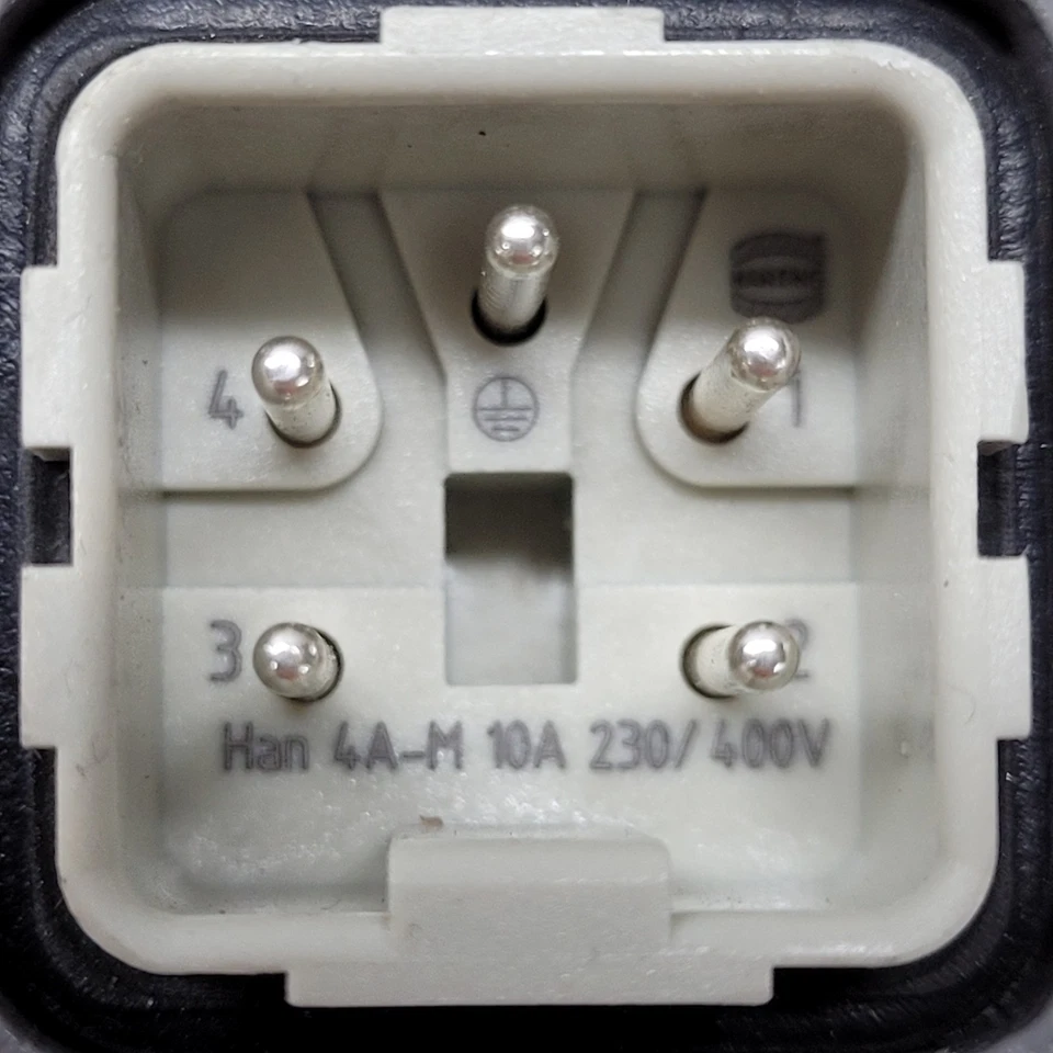 Harting HAN 4A-M Connector with Housing - USED - Image 4 of 4