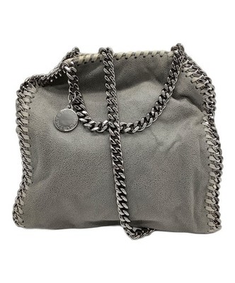 STELLA McCARTNEY Falabella Chain shoulder bag Tote bag Grey Women's Auth