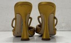 Sam Edelman Gold Satin Heel Mules Women's Sz 7.5 — photo 3