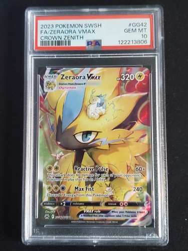 Zeraora VMAX graded PSA 10 for sale on eBay