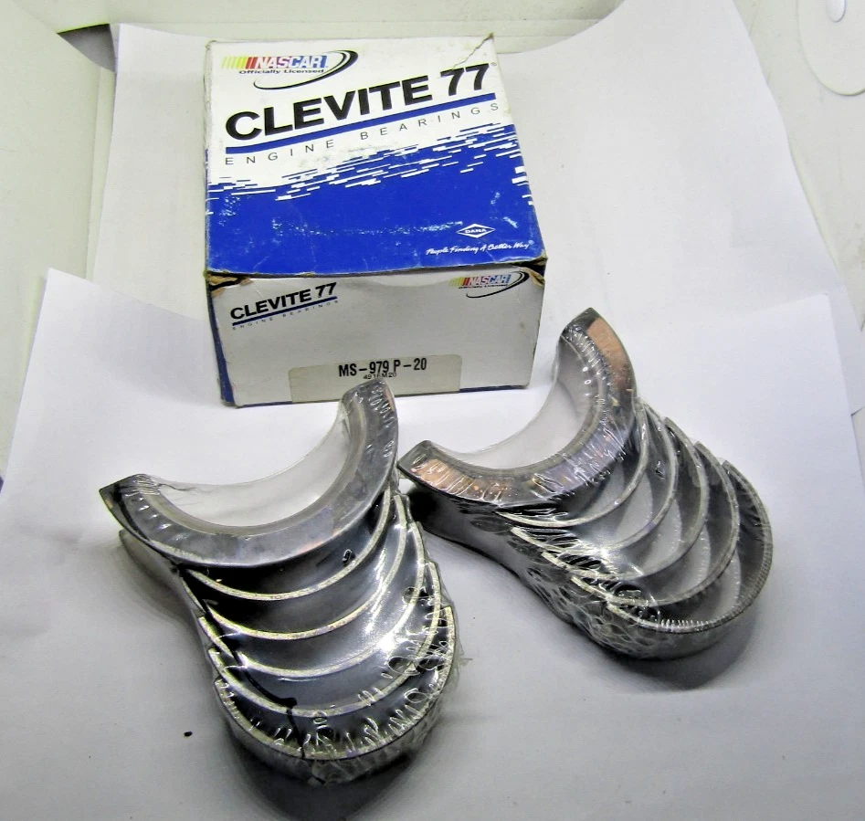 Комплект главных подшипников коленчатого вала двигателя CLEVITE MS-979P-20 FORD 240 250 300 - Изображение 3 из 4