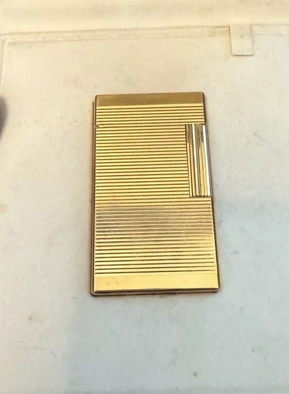 ST Dupont, Line 1, Ligne 1, Large, Gold Horizontal Lines | eBay