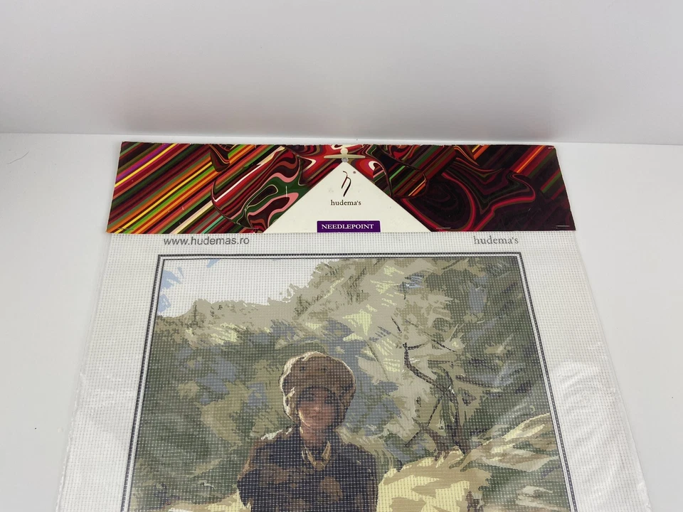 Hudema’s Shepherd Boy Needlepoint Canvas Needleart Mania 12” By 20” - Image 2 of 4