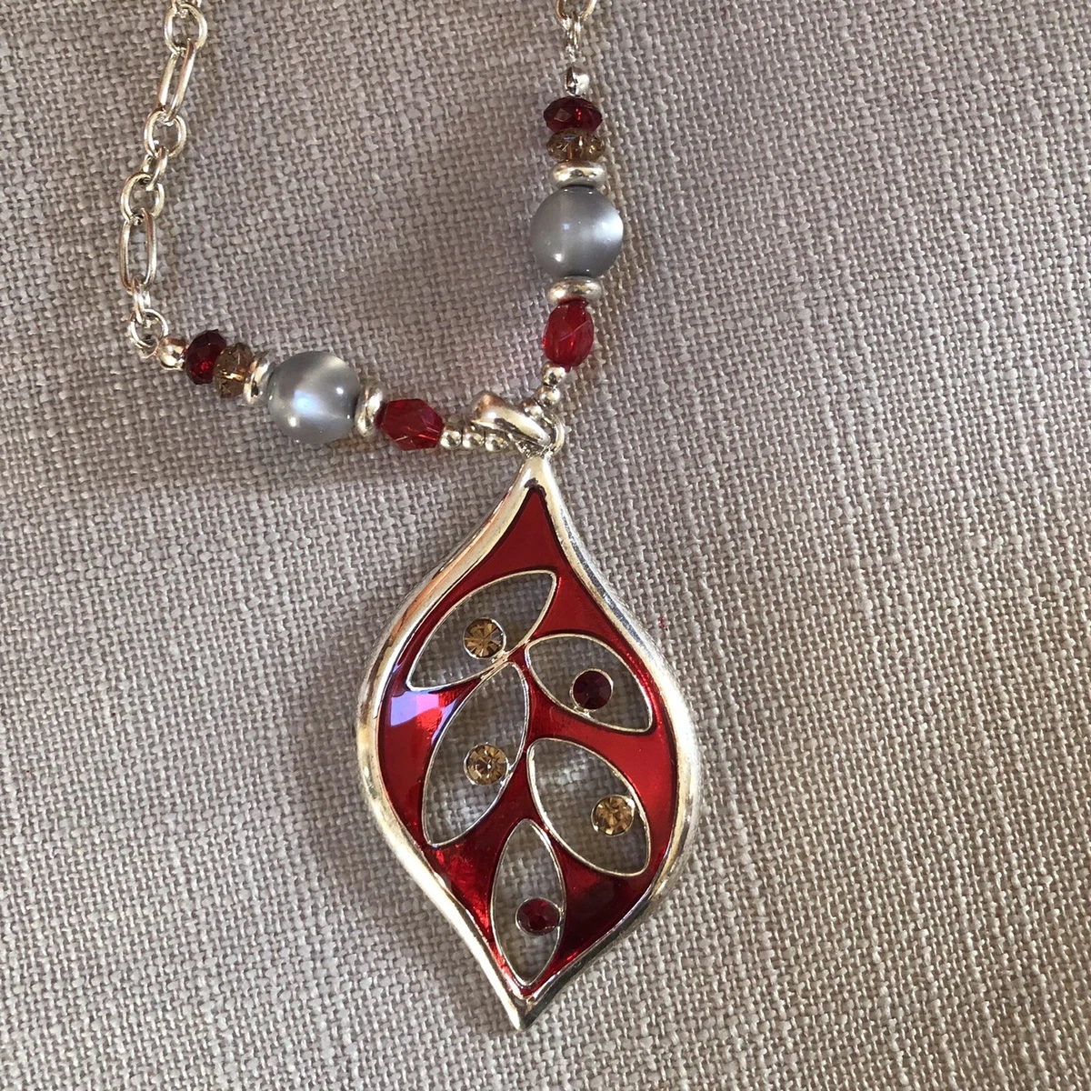 Kohls 2024 garnet necklace