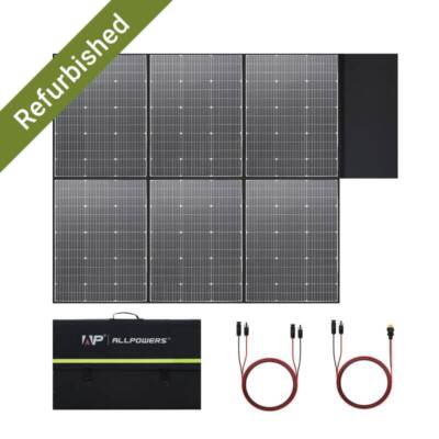 ALLPOWERS 600W Faltbar Solarpanel Wohnmobil Solarpanel Set IP67 Wasserdicht 44V
