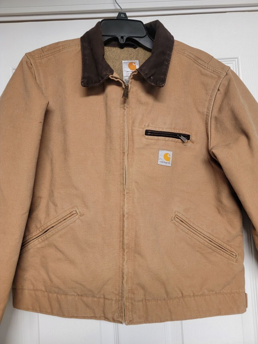 Carhartt Vintage Detroit Jacket Carmel Tan WJ097 CML Women's Carhartt Vintage Detroit Jacket Carmel Tan WJ097 CML Women's