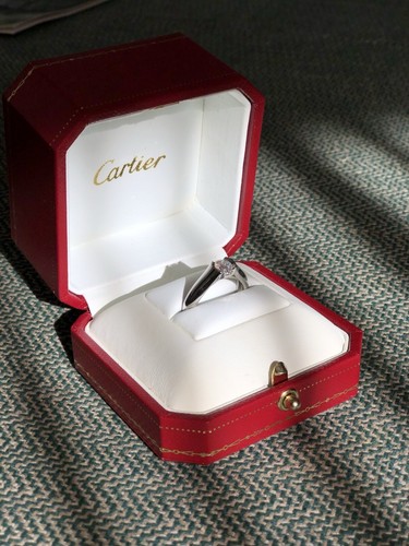 Cartier Ring Diamond Platinum engagement PRP 11000£
