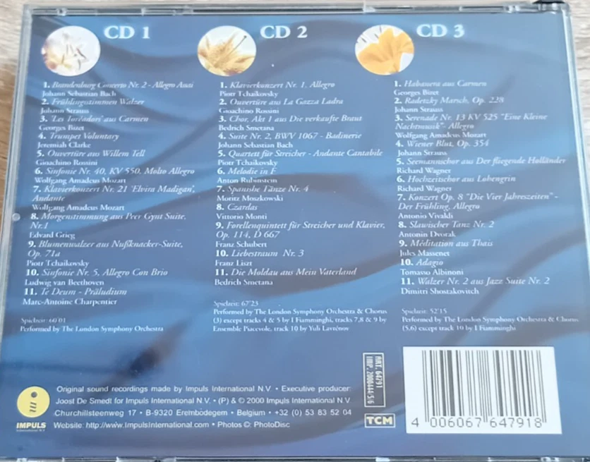 Meisterwerke der Klassik - Vol. 2 - 3 CD-BOX /Impuls International 2000, 2000446 - Bild 4 von 4