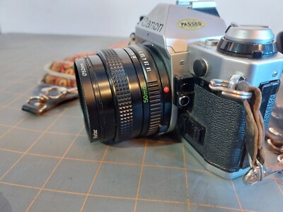Canon AE-1 PROGRAM CAMERA FD 50MM 1:18 LENS Leather Case | eBay