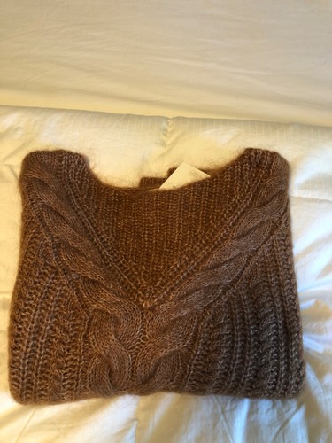 Sezane NWT Marius knit sweater camel | eBay