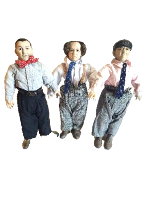 1991 Set of Three Stooges Dolls from Norman Maurer Productions | eBay