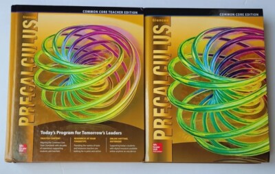 Glencoe Precalculus Teacher Edition Student Textbook McGraw Hill  NEW