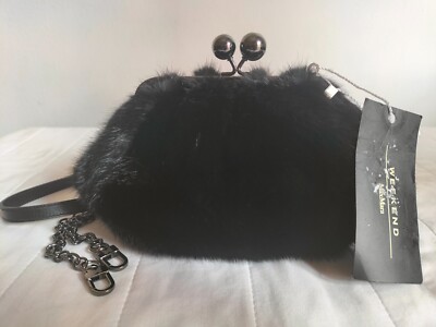 New Mink fur Pasticcino Bag Max Mara Weekend Tasche Pasticcino Nerz Neu