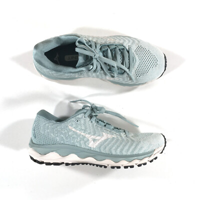 Mizuno Wave Sky Waveknit Running Shoes Womens Size Light Blue  J1GD192514