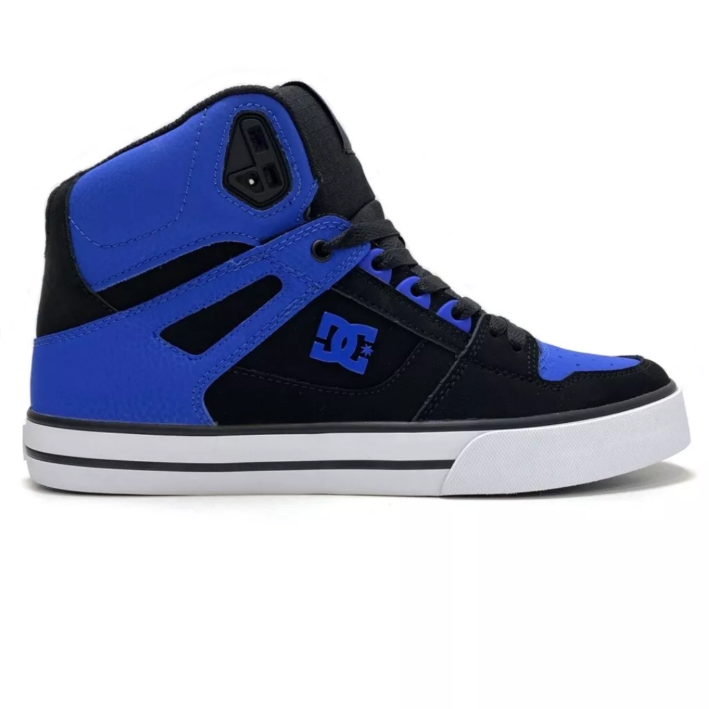 Blue dc top high tops