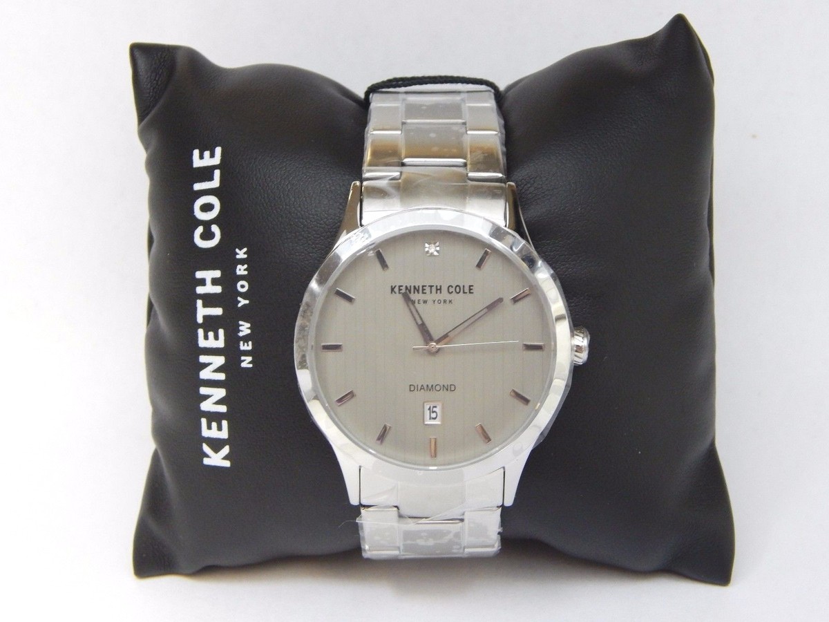 Silver Kenneth Cole watch with diamond Kenneth Cole New York Men main image 3