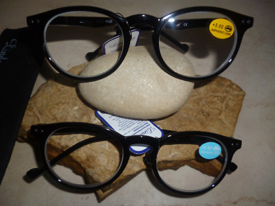 Wenn Lesebrille....dann Lindauer schwarz glänzend rund  +1,0+1,5+2,0+2,5+3,0+3,5