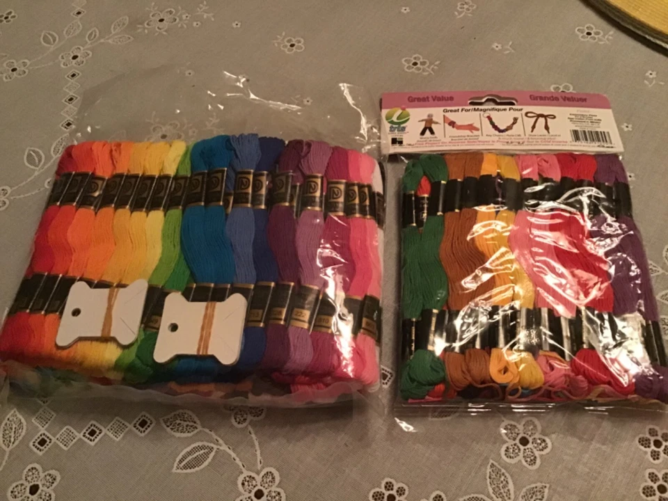 Many Colors of Embroidery Floss, Iris super sheen cotton, use for crafts fun - Image 3 of 4