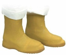 3 Pair Servus 12" Disposable Latex Hazmat Booties Size Small - A352 Size 6 to 8