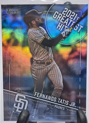 2022 Topps Refractor 2021 Greatest Hits San Diego Padres Fernando Tatis Jr. Card