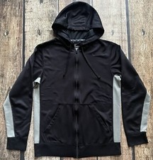 NIKE THERMA-FIT FULL ZIP BLACK GRAY MENS SMALL GREAT CONDITION