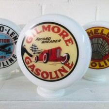 Gilmore Reversible Mini Gas Pump Globe, Oil and Petrol Memorabilia