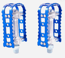 MKS BM-7 Alloy Anodized Pedals 9/16" For Old School BMX Blue