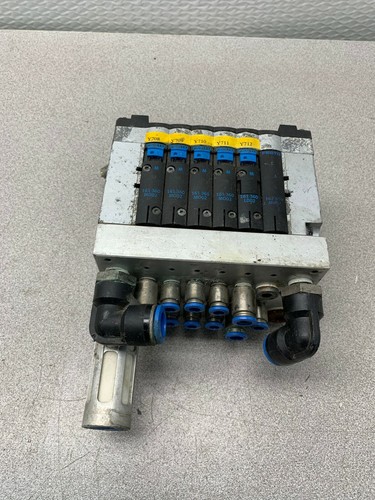 USED FESTO CPV14-GE-MP-6 MANIFOLD CPV14-VI-P6-I WITH 161 360 LD02