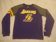Youth Adidas Los Angeles Lakers Sweatshirt Youth Medium 10/12 Nice